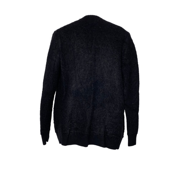NWOT TALULA x ARITZIA Mohair Merino Wool Blend Black Open Pocket Cardigan XXS - Picture 10 of 16